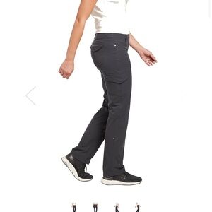 Kuhl Women's Free Flex Roll-Up Straight Leg Pants Deep Blue